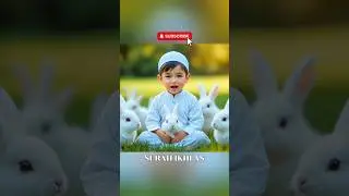 2 year old boy reads the Quran perfectly. Surah IKHLAS 💕Ai concept #shorts #muslim #india #ai