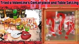 I Attempt to DIY a VALENTINES Centerpiece & Table Setting with a Dollar Tree Pool Noodle and Dishes.