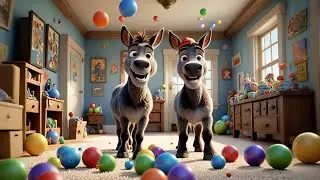 A Donkey in My Toy Chest 🐴🎁 | Funny Nursery Rhymes Songs for Kids & Toddlers