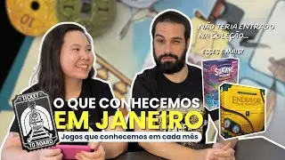 Jogos que conhecemos em Janeiro 2026 | Ticket to Board