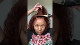 Unice Amazon Reddish brown frontal install 😍 #wiginstall #unicehair
