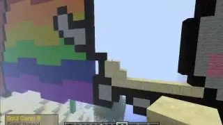 Minecraft - Shoop da Whoop + Nyan Cat Pixel Art