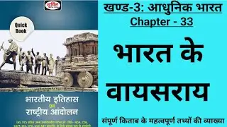 GS Online | भारत के वायसराय | Drishti quick book History Summary