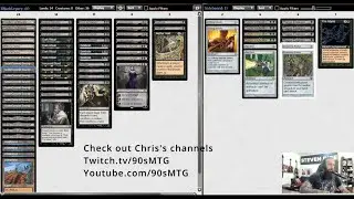 MTG Legacy Mono Black Pox Deck Tech/Game review vs Grixis Delver