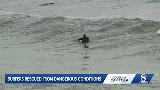 High surf rescue in Capitola highlights dangers for surfers