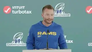 LA Rams Sean McVay | Seahawks Fans Always Have Sign Ripping Me + Seattle Electric for NFC Title