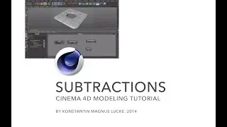 Cinema 4D Tutorial - Avoiding Boolean Subtractions