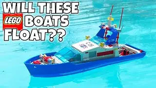 DO THESE LEGO BOATS FLOAT? 🚤