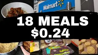 18 MEALS $0.24 Each | EXTREME GROCERY BUDGET MEALS Day 2  | Feeding a Large Family $5 Meal Challenge