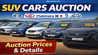 Big SUV Auction Today 🚗 Tata &bull; Mahindra &bull; Maruti &bull; Toyota | Best Deals & Prices