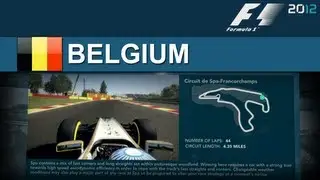 F1 2012 Belgium Spa Time Trial with In-Game Commentary