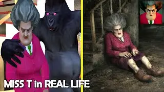 Scary Teacher 3D - Nick found Miss T in Read Life Vs Mobile Game