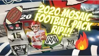 2020 Mosaic Football Hobby Box Opening - Box Finally Arrived...Solid Looking Cards!! 🔥🔥