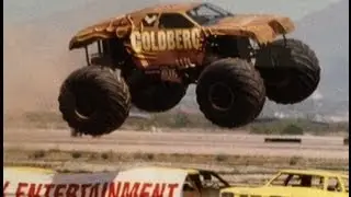 Goldberg Monster Truck's Incredible 105 foot long jump