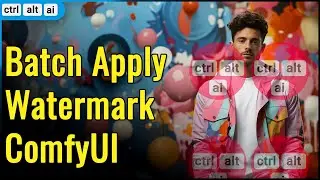 ComfyUI: Batch Apply Watermark to Images (Tutorial)