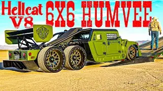 Мы выехали на Hellcat Hummer 6x6 после SEMA Las Vegas &mdash; стенд Gas Monkey Garage SEMA