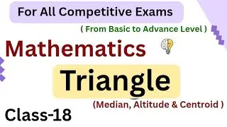HPJBT / Patwari Exam preparation 2026 !! Median,Altitude & Centroid of triangle#maths #triangle#exam