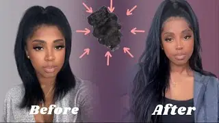 The Best Versatile Yaki Straight Clip Ins For Natural Hair Ft Curls Queen