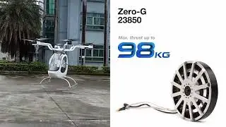 Furious Motor 23850 98KG Thrust BLDC Motor for Multi-rotor Manned Aircraft