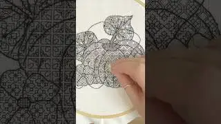 Prickles Blackwork Embroidery Kit out August 1st!