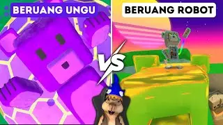 Beruang Robot Mengalahkan Beruang Ungu Dengan Mudah! Super Bear Adventure