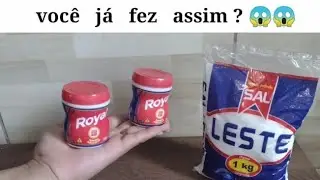 🔴 É SÓ MISTURAR SAL COM FERMENTO EM PÓ !! E ME SURPREENDI COM ESSE RESULTADO