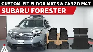 Subaru Forester 2025 Custom Floor Mats & Cargo Mat Installation & Review [Lasfit liners]