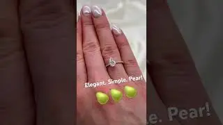 Elegant Pear-Cut Diamond Engagement Ring in Yellow Gold | Stunning and Timeless Design