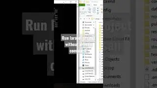 How to run laravel project without artisan project #laravel #ytshorts #shorts
