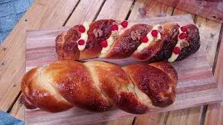 Trenza de manzana y pastelera por Mirta Carabajal