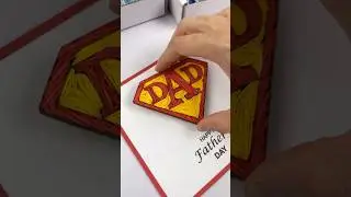 Quilling Father&rsquo;s Day Card 🦸&zwj;♂️