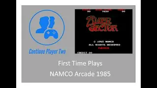 Alien Sector | Arcade First Time Plays | Namco 1984 | Continue Player 2