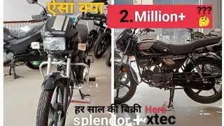 Hero splendor plus xtec bs6 2023 model splendor xtec new model 2023 price #splendor