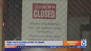 Popular Mexican restaurant abruptly closes in West Hollywood