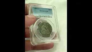 1859-O Libery Seated Half Dollar PCGS VF30. $180!