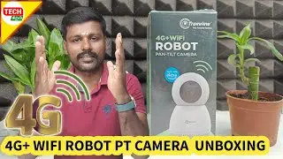 TRUEVIEW 4G+WIFI ROBOT CAMERA | UNBOXING |  CONFIGURATION | CCTV IN TAMIL | TECH SIRPI