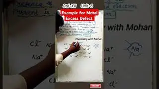 Example for Metal Excess Defect #neet #jee #chemistry #shorts