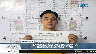 Ex-child Actor Jiro Manio, inaresto sa Marikina
