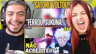 REACT 😱OFICIAL: SATORU GOJO VOLTA PARA ASSOMBRAR SUKUNA! JUJUTSU KAISEN 260 SPOILERS