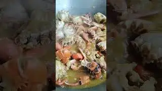 Traditional Bengali Crab Curry on Clay Stove 🦀🔥 | Village Cooking #shorts #shortsfeed #cooking