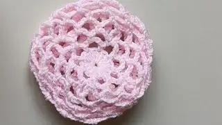 Left Hand / How To Crochet ballerin hairnet