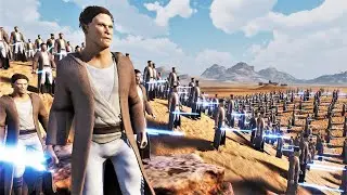 20.000 Star Wars Jedi Vs 1 MILLION Orcs & Giant Ogres - Ultimate Epic Battle Simulator 2