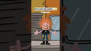 why my brain hates morning 😤#relatablecomedy #americanhumor #funnyshorts #storytimecomedy #funnyreel
