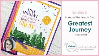 Greatest Journey Fun fold card for Stamp of the Month Club