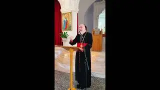 Vortrag S.E. Mor Philoxenus Mattias Nayis über die Versuchung und Nöte in der Malke Kirche Delbrück.