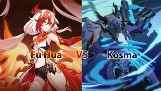 Fu Hua Garuda VS Kosma : Honkai Beast Boss Fight Elysian Realm Honka Impact 3 SEA