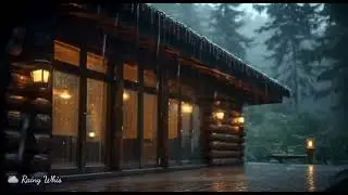 Deep Night Rain and Thunder Sounds for Peaceful Sleep | Relaxing Dark Ambience