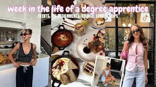 WEEK IN MY LIFE AS A DEGREE APPRENTICE | London trips, brunch, brand events