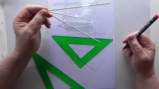 Intersección de pirámide con cubo en Diédrico Directo
