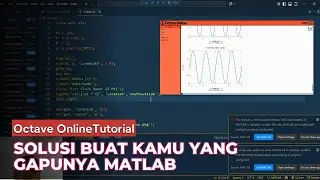 Jalankan Skrip #coding  MATLAB di Octave GRATIS, Langkah demi Langkah #programming cara pakai Octave
